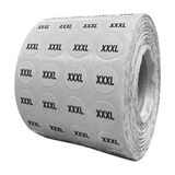Örenler Plastik 10 Çap Beden Etiketi (5.000'LI Rulo) 3xl - Beyaz - 10 mm - Yapışkanlı