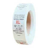 Örenler Plastik 2 cm Bez Beden Yıkama Yaka Etiketi (500'LÜ Rulo) Xl - -- - 20 mm - Bez Yaka Etiketi
