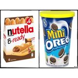 Oreo Nutella B-Ready T6 132G -Oreo Mini Bardak Bisküvi 115 gr - 250 gr