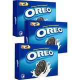 Oreo Vanilya Aromalı Dolgulu (%29) Kakaolu Bisküvi X6 228 Gr. - 3 'lü