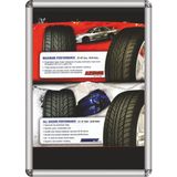 ORES 25mm. Alüminyum Afiş Çerçevesi Rondo Köşe - DIN A2 (420x594 mm.)