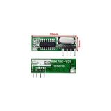 Orevio 433MHZ Rf Alıcı Verici RX470C + WL102 + Antenler, 20-200 Metre - Çok Renkli