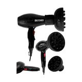 Orevio Alman 3400 W Ac Motor Saç Kurutma Makinesi, Professional Fön Makinesi + Difüzör + 2 Adet Başlık - Çok Renkli