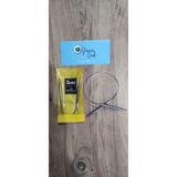ORFE 40 cm Çelik Telli Misinalı Şiş 7 NUMARA (İKİ ŞİŞ ARASI ÖLÇÜDÜR ÇELİK MİSİNA ÖLÇÜSÜ 40 CM DEĞİLDİR)