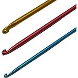 Orfe Renkli Gagalı Şiş 25CM Tığ Şiş Tunus Şişi Tığı ORRG25 - no 3,5 mm