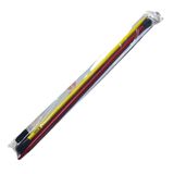 Orfe Taraftar Renkli Şiş 35-40cm or35tr40 No: 8 mm Sarı-Kırmızı