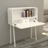 Orfis Puerta Çalışma Masası - 100 x 35 x 126 cm - Beyaz