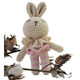 Organic Bonny Baby Organik Bebek Oyuncağı Tavşan Pembe