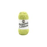 Organic Cotton Örgü İpi Açık Yeşil%100 Organik Pamuk 50g 125m (74375)
