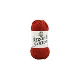 Organic Cotton Örgü İpi Bakır Kırmızısı%100 Organik Pamuk 50g 125m (72286)