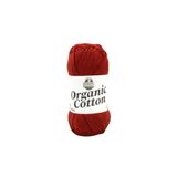 Organic Cotton Örgü İpi Bordo%100 Organik Pamuk 50g 125m (72291)