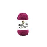 Organic Cotton Örgü İpi Fuşya%100 Organik Pamuk 50g 125m (76154)