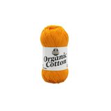 Organic Cotton Örgü İpi Hardal Sarısı%100 Organik Pamuk 50g 125m (72295)