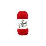 Organic Cotton Örgü İpi Kırmızı%100 Organik Pamuk 50g 125m (72288)