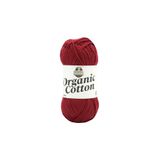 Organic Cotton Örgü İpi Koyu Vişne%100 Organik Pamuk 50g 125m (72292)