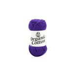 Organic Cotton Örgü İpi Parlak Eflatun%100 Organik Pamuk 50g 125m (76150)