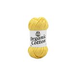 Organic Cotton Örgü İpi Pastel Sarı%100 Organik Pamuk 50g 125m (72294)