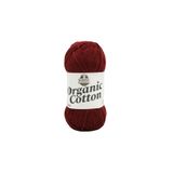 Organic Cotton Örgü İpi Vişne Kırmızısı%100 Organik Pamuk 50g 125m (72289)