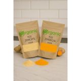 Organic Kiler Doğal Toz Zerdeçal 100GR & Toz Zencefil 100GR | Katkısız & Doğal Baharat Seti | 2'li Bitkisel Set | - 200 gr