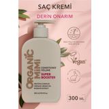 ORGANİC MİMİ İnce Telli Saçlar için Argan Yağlı Nemlendirici ve Onarıcı Saç Kremi 300 ml