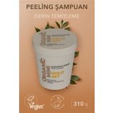 ORGANİC MİMİ Peeling Şampuan Hindistan Cevizi & Deniz Tuzu, Arındırıcı Şampuan ve Saç Peelingi, 310 g