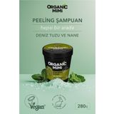 ORGANİC MİMİ Peeling Şampuanı Deniz Tuzu ve Nane Özlü Saç Dökülmesi ve Kepek Önleyici 280 G