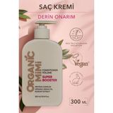 ORGANİC MİMİ Saç Kremi Argan Yağlı İnce Telli Saçlar için– Nemlendirici, Onarıcı, Kolay Tarama, 300 ml