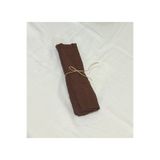 Organic Scarfs Bambu Kraş Şal Kahverengi