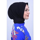 Organic Scarfs Hijabchi Trend Çıtçıtlı Fular Şal Üzeri Uyumlu Günlük,havuz Ve Deniz Bone Şalı