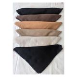 Organic Scarfs Tesettür Hijab 5'li Flamlı Pamuklu Yazma Eşarp 100x100cm