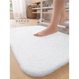 Organıc Soft 60x100 Beyaz Banyo Paspası Beyaz