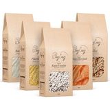 Organic Windy Valley Bakliyat Seti Yerli Ürünler(5 Parça/Pirinç,Nohut,Kuru Fasulye,Kırmızı mercimek;Bulgur ) - 1 kg