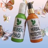 Organic YOU Herbal Protectıve Baby Lotıon 150 + Bebek Vegan Masaj ve Bakım Yağı 150 ml Seti