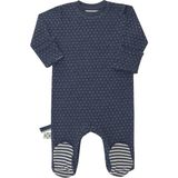 Organicera Organik Patikli Tulum,ındıgo - 0 - 3 Ay - İndigo Mavi