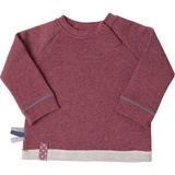 Organicera Sweatshirt ,bordo Melanj - 6 - 12 Ay