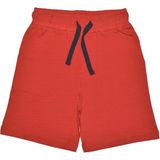 Organickid Basic Çocuk Kırmızı Flamlı Şort %100 Pamuk Erkek Çocuk İçin Rahat Yaz Sezonu - 3 - 4 Yaş