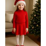 Organickid Basic Kız Çocuk Kırmızı Etek - 5 - 6 Yaş