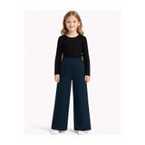 OrganicKid Basic Kız Çocuk Lacivert Bol Paça Pantolon