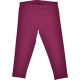Organickid Basic Kız Çocuk Uzun Bordo Tayt - 3 - 4 Yaş
