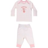 Organickid Blush Kız Bebek Pijama Takımı - 0 - 3 Ay - Pembe