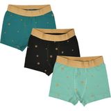 Organickid Charmed Erkek Çocuk Boxer Set 3'lü - Mavi - 3 - 4 Yaş