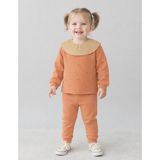 Organickid Charmed Kız Bebek Kiremit Pijama Takımı - 12 - 18 Ay - Turuncu