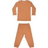 Organickid Charmed Kız Çocuk Kiremit Pijama Takımı - 5 - 6 Yaş - Turuncu