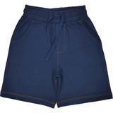 Organickid Denim Görünümlü Bebek Bermuda Şort - Lacivert - 3 - 6 Ay