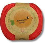 OrganicKid Organik Pamuk Amigurumi Punch 50 gr El Örgü Ipi Kırmızı