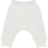 Organickid Serene Bebek Beyaz Harem Pantolon - 0 - 3 Ay