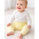 Organickid Serene Bebek Sarı Harem Pantolon - 3 - 6 Ay