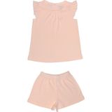 Organickid Serene Kız Çocuk Pembe Şortlu Pijama Takımı - 3 - 4 Yaş