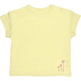 Organickid Snack Bebek Sarı Kısa Kol T-Shirt - 9 - 12 Ay