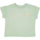 Organickid Snack Erkek Bebek Yeşil Kısa Kol T-Shirt - 3 - 6 Ay